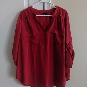 Red torrid blouse
